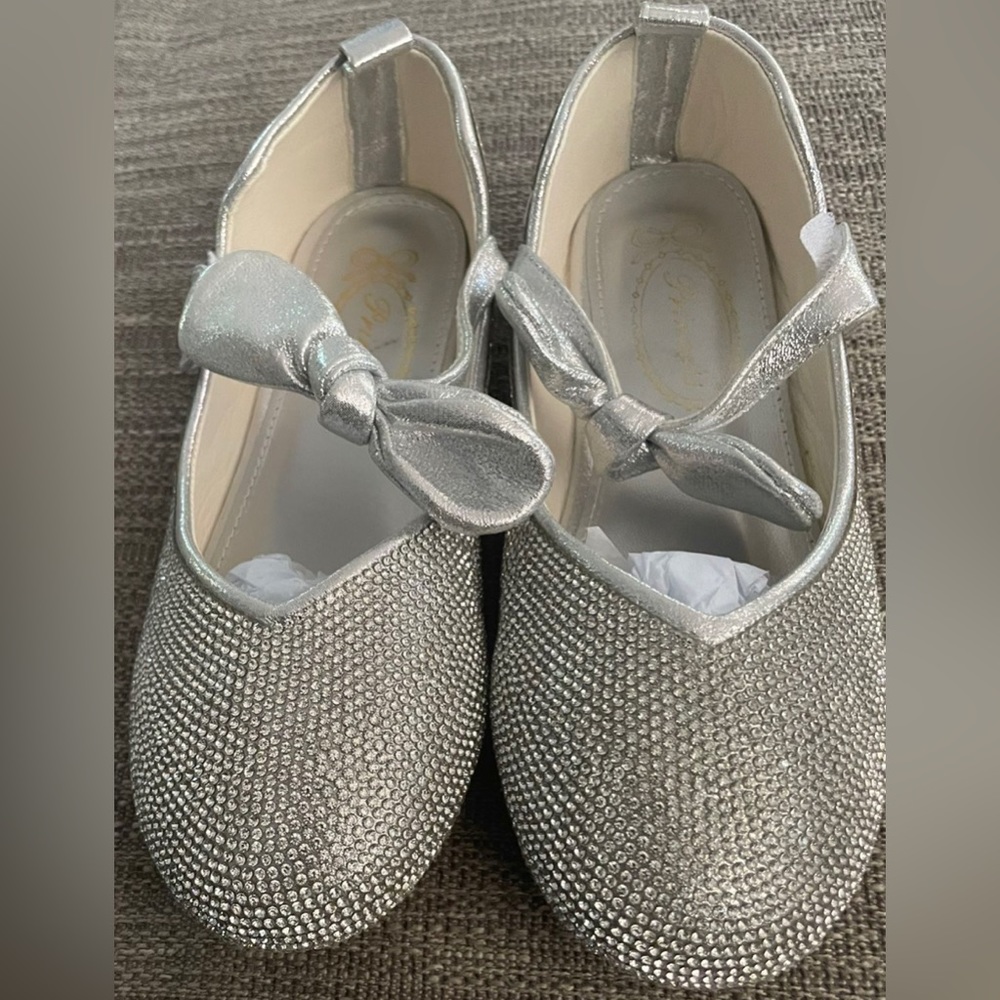 Cadidi Dinos Girl's Adorable Sparkle Princess Party Girls Dress Shoes Size 2